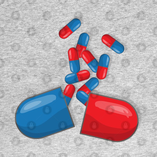 Red Pill Blue Pill - Matrix by EverGreene